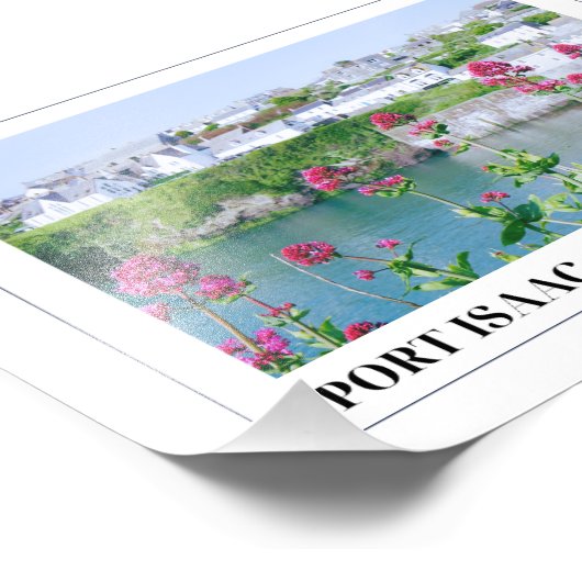 Port Isaac, Cornwall Fotodruck (Ecke)