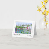 Port Isaac, Cornwall Karte (Gelbe Blume)