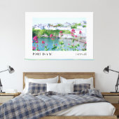 Port Isaac, Cornwall Leinwanddruck (Insitu (Schlafzimmer))