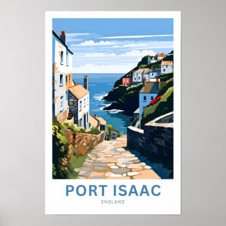 Port Isaac England Travel Print Poster