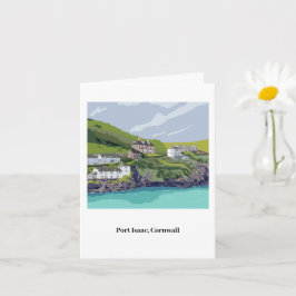 Port Isaac Notecard - mit anpassbarem Text Karte