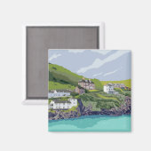 Port Isaac - Port Wen Magnet (Vorderseite/Rückseite)
