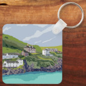 Port Isaac - Port Wen Schlüsselanhänger (Rückseite)