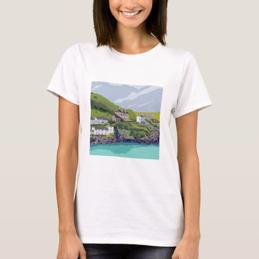 Port Isaac - Port Wen T-Shirt (Vorderseite)