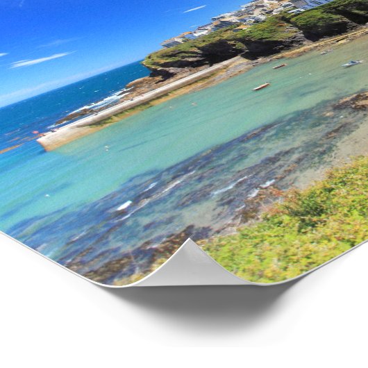 Port Isaac Poster (Ecke)