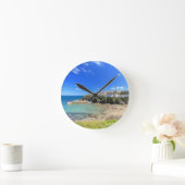 Port Isaac Wall Clock Runde Wanduhr (Zuhause)