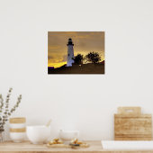 Port Isabel, Leuchtturm von Texas Poster (Küche)