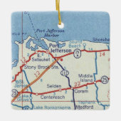 Port Jefferson NY Keramikornament (Vorderseite)