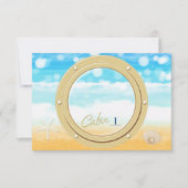 Port-Loch-Kreuzfahrtkarte Einladung (Vorderseite)