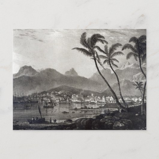 Port Louis "Ansichten in Mauritius" von Postkarte (Vorderseite)