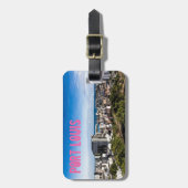 Port Louis Skyline Hauptstadt Mauritius Gepäckanhänger (Vorderseite vertikal)