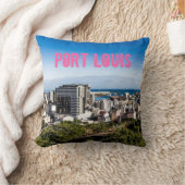 Port Louis Skyline Hauptstadt Mauritius Kissen (Decke)