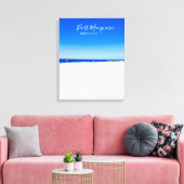 Port Macquarie Beach Szene Australien Leinwanddruck (Insitu (Wohnzimmer))