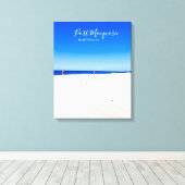 Port Macquarie Beach Szene Australien Leinwanddruck (Insitu (Holzboden))