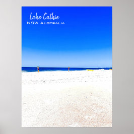 Port Macquarie Beach Szene Australien Poster