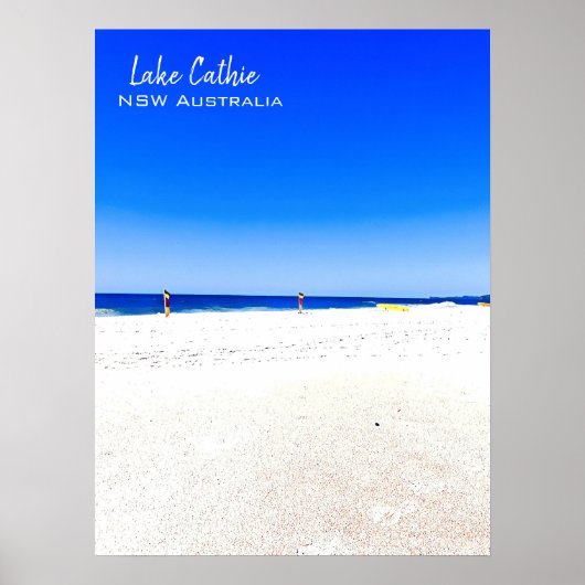 Port Macquarie Beach Szene Australien Poster (Vorne)