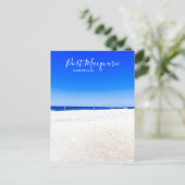 Port Macquarie Beach Szene Australien Postkarte (Stehend Vorderseite)