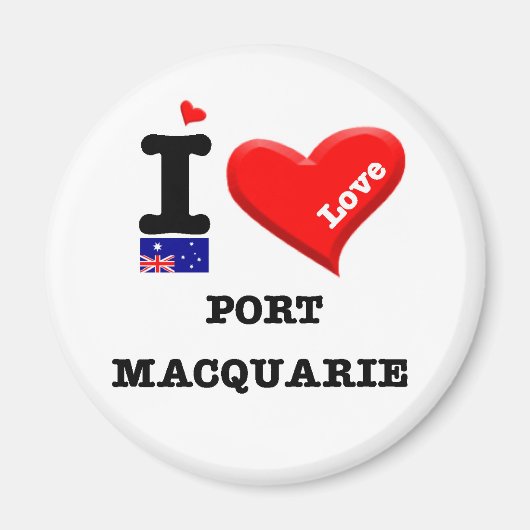 PORT MACQUARIE - I Liebe Magnet (Vorne)