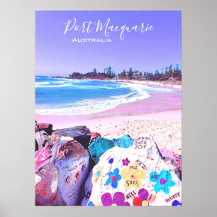 Port Macquarie NSW Australien Reiselandschaft Poster