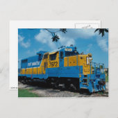 Port Manatee RR, EMD GP-9m Postkarte (Vorne/Hinten)