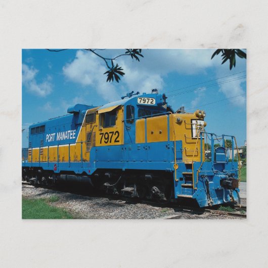 Port Manatee RR, EMD GP-9m Postkarte (Vorderseite)