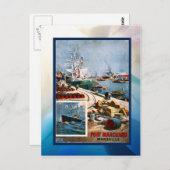 Port Marchand, Marseille Postkarte (Vorne/Hinten)