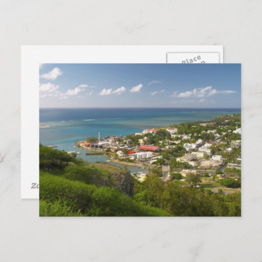 Port Mathurin, Rodrigues Island, Mauritius Postkarte (Vorne/Hinten)