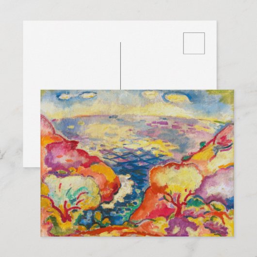 Port Miou | Georges Braque | Postkarte (Vorne/Hinten)