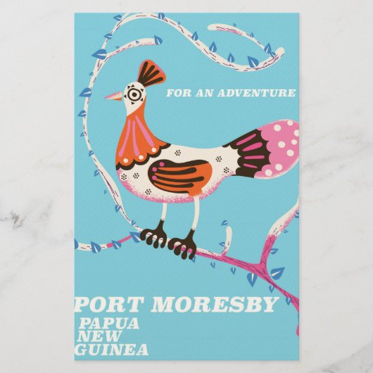 Port Moresby, Papua - Neue Guinea Briefpapier (Vorderseite)