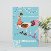Port Moresby, Papua - Neue Guinea Briefpapier (Stehend Vorderseite)