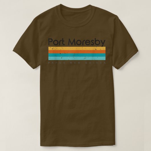 Port Moresby Papua Neue Guinea T-Shirt (Design vorne)