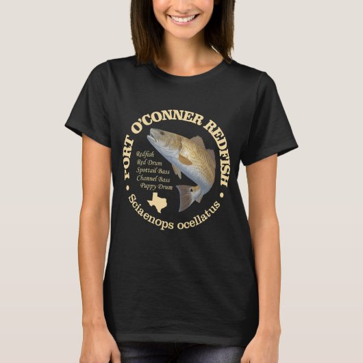 Port O'Conner (Rotbarsch) T-Shirt (Vorderseite)