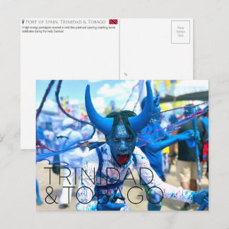 Port of Spain, Trinidad und Tobago Reise Postkarte