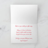 "Port of St Paul Riverboat" Weihnachtskarte Karte (Innenseite)