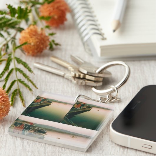 Port of Tobermory, Isle of Mull, Scotland Schlüsselanhänger (Vorderseite rechts)