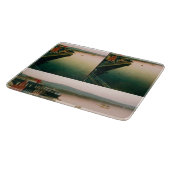 Port of Tobermory, Isle of Mull, Scotland Schneidebrett (Ecke)