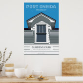 Port Oneida, Michigan - Burfiend Farm Poster (Küche)