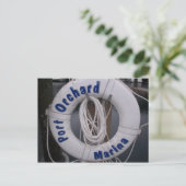 Port Orchard Marina Postcard Postkarte (Stehend Vorderseite)
