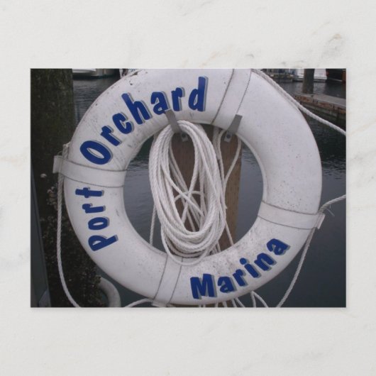Port Orchard Marina Postcard Postkarte (Vorderseite)