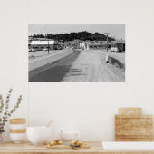 Port Orford, Oregon Town View Foto Poster (Küche)