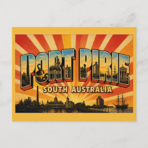 Port Pirie Süd Australien Industrieller Hafenstadt Postkarte