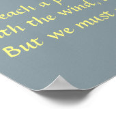 Port Poster erreichen (Ecke)