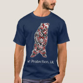 Port Protection Alaska Native American Brown T-Shirt (Vorderseite)