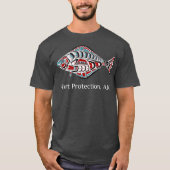 Port Protection Alaska Native American Halibut T-Shirt (Vorderseite)