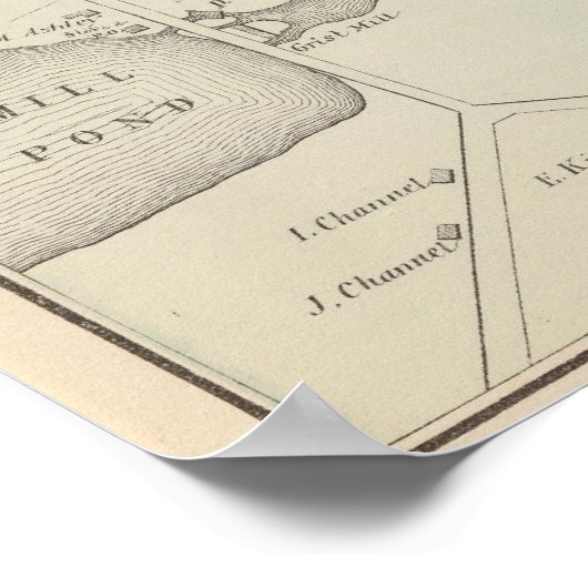 Port Republic, Galloway Tp, New Jersey Poster (Ecke)