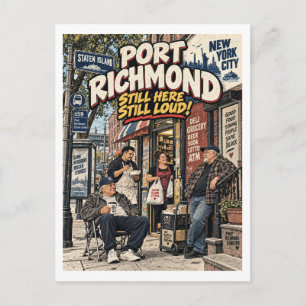 Port Richmond ist immer noch hier Postkarte