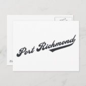 Port Richmond Postkarte (Vorne/Hinten)