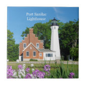 Port Sanilac Leuchtturmziegel Fliese (Vorderseite)