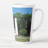 Port Sanilac Lighthouse Latte Tasse (Rechts)
