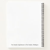 Port Sanilac Lighthouse Notebook Notizblock (Rückseite)
